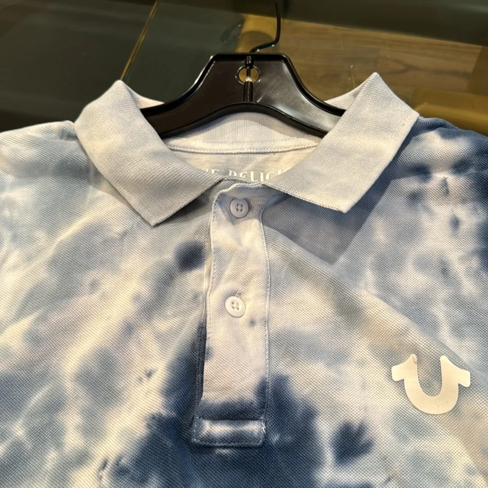BNWT TRUE RELIGION TIE DYE POLO